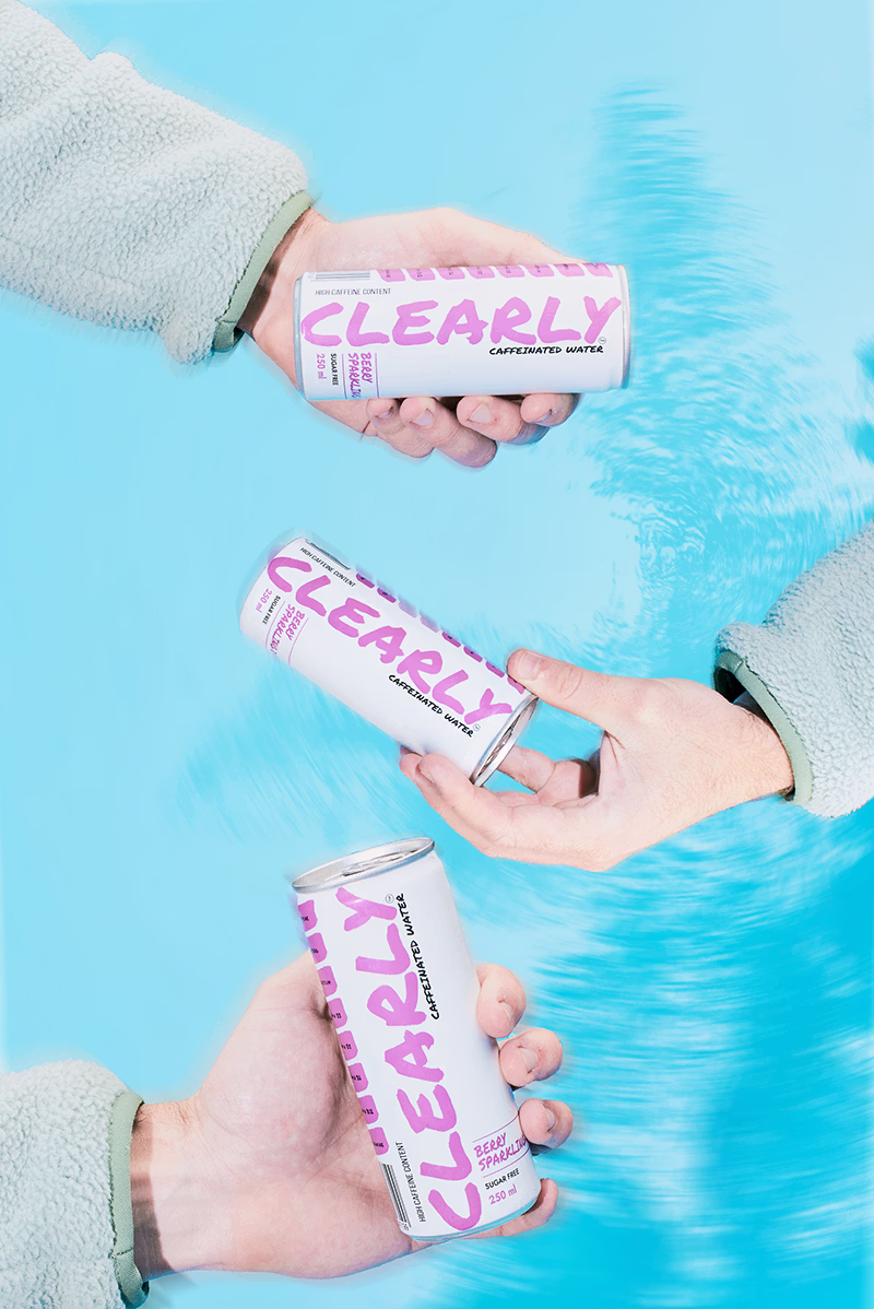 Clearly - South Africa's first caffeinated water